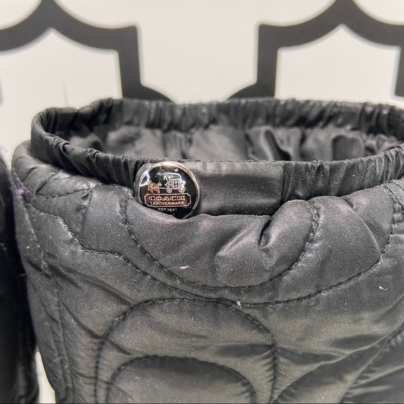 Coach Black Cantina Winter Wedge Boot - Picture 5 of 9